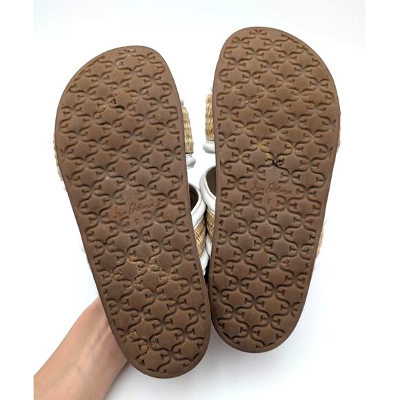 Sam Edelman Rowan Double Strap Slide Sandals Women's Natural Size US8M EU38.5 - Picture 8 of 13